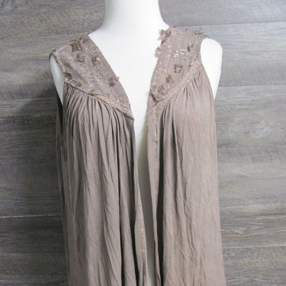 POL‎ LACE UP THE BACK VEST NWT